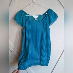 Christopher & Banks blue blouse